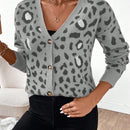 Essnce cardigan de manga larga con botones para mujer, diseno minimalista para uso diario