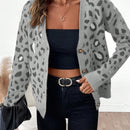 Essnce cardigan de manga larga con botones para mujer, diseno minimalista para uso diario