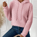 Lune sudadera fuzzy rosa superabrigada para mujer