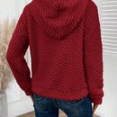 Lune sudadera fuzzy rosa superabrigada para mujer