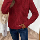Lune sudadera fuzzy rosa superabrigada para mujer