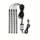 Accesorios para auto con 48 LED, sin batería