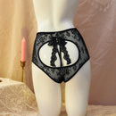 Delicateallure bragas romanticas y sensuales de mujer con lazo extraible, con diseno hueco y dulce