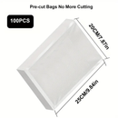 100pcs Bolsa De Sellado De Alimentos, Bolsa De Vacío, Alimentos Para Picnic, Frutas Secas, Café, Té, Polvo De Especias, Cebo, Impermeable, A Prueba De Polvo, A Prueba De Rasgaduras, Bolsa De Envasado Al Vacío, Bolsa De Sellado Al Vacío Para Alimentos De