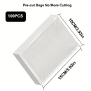 100pcs Bolsa De Sellado De Alimentos, Bolsa De Vacío, Alimentos Para Picnic, Frutas Secas, Café, Té, Polvo De Especias, Cebo, Impermeable, A Prueba De Polvo, A Prueba De Rasgaduras, Bolsa De Envasado Al Vacío, Bolsa De Sellado Al Vacío Para Alimentos De