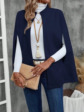 Emery rose ropa de otono para mujer, abrigo de lana con estilo de capa elegante para mujer, ropa de oficina para mujer