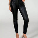 Tall pantalones de mujer con botones delanteros y bolsillos, con estilo