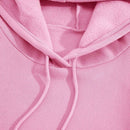 Sudadera con capucha de mujer con estampado de eslogan y hombros caidos