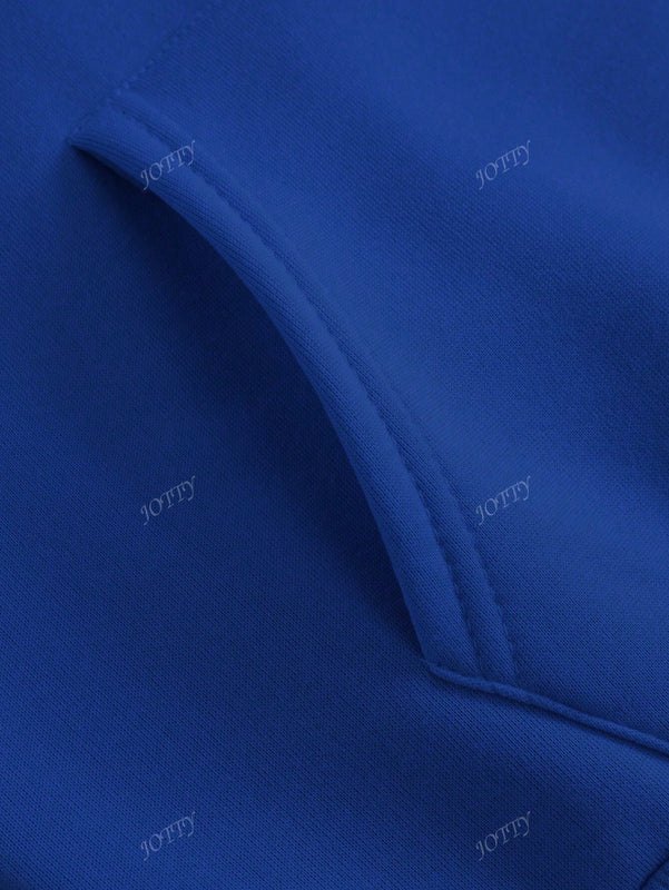 Sudadera con capucha negra holgada de mujer con estampado de lema, hombros caidos y cordon, primavera y otono
