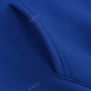 Sudadera con capucha de hombro caido con estampado de eslogan para mujeres