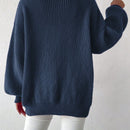 Essnce 1 pieza cardigan de punto casual a todo combinar con botones delanteros de un solo color, apto para otono e invierno