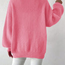 Essnce 1 pieza cardigan de punto casual a todo combinar con botones delanteros de un solo color, apto para otono e invierno