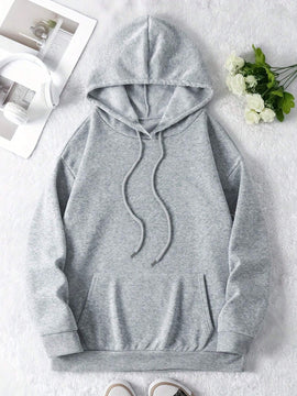 Sudadera con capucha termica con bolsillo canguro y estampado de estilo vaquero, ropa casual de vacaciones