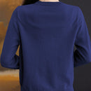 Essnce cardigan suelto y casual de mujer de un solo abotonado, de color liso, manga larga, para otono/invierno