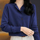 Essnce cardigan suelto y casual de mujer de un solo abotonado, de color liso, manga larga, para otono/invierno