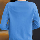 Essnce cardigan suelto y casual de mujer de un solo abotonado, de color liso, manga larga, para otono/invierno