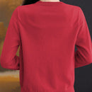 Essnce cardigan suelto y casual de mujer de un solo abotonado, de color liso, manga larga, para otono/invierno