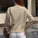 Dazy cardigan informal de mujer con decoracion de lazos, otono