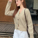 Dazy cardigan informal de mujer con decoracion de lazos, otono