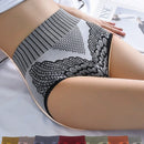 Juego de 7 bragas de mujer de cintura alta con encaje, sin costuras, multicolor, que estilizan el vientre, suaves, transpirables y comodas, ropa interior moldeadora femenina