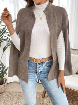 Emery rose abrigo suelto casual de unicolor para mujer