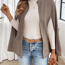 Emery rose ropa de otono para mujer, abrigo de lana con estilo de capa elegante para mujer, ropa de oficina para mujer