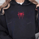 Sudadera holgada informal con estampado grafico, otono/invierno