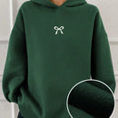 Dazy sudadera con capucha casual con forro polar de unicolor, de corte holgado, unisex