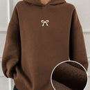 Dazy 1 pieza sudadera con capucha unisex de unicolor gruesa y casual