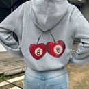 Ezwear sudadera con capucha casual de manga larga con estampado de pentagrama