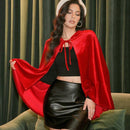 Foxxy capa con capucha de terciopelo navidena