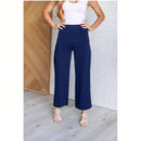 Pantalones cortos de pierna ancha magicos en azul marino