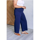 Pantalones cortos de pierna ancha magicos en azul marino