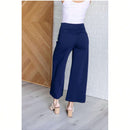 Pantalones cortos de pierna ancha magicos en azul marino