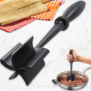 Rebanador de Carne de Silicona de Alta Calidad 1pz - Resistente al Calor hasta 430°F, Sin Olor, Libre de Bisfenol A, Utensilio de Cocina para Viaje en RV, Trituradora de Carne, Patatas y Hamburguesas - Herramienta de Mezcla Manual sin Electricidad