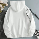 Ezwear sudadera con capucha casual de manga larga con estampado de pentagrama