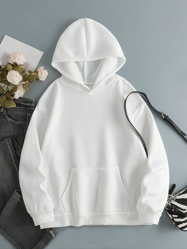 Ezwear sudadera con capucha de felpa con estampado de leopardo y estrella, otono/invierno