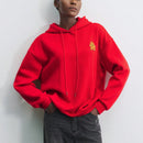 Maija sudadera con capucha casual de navidad con hombros caidos, manga larga, cordon, y grafico del hombre de jengibre para mujeres en la temporada navidena