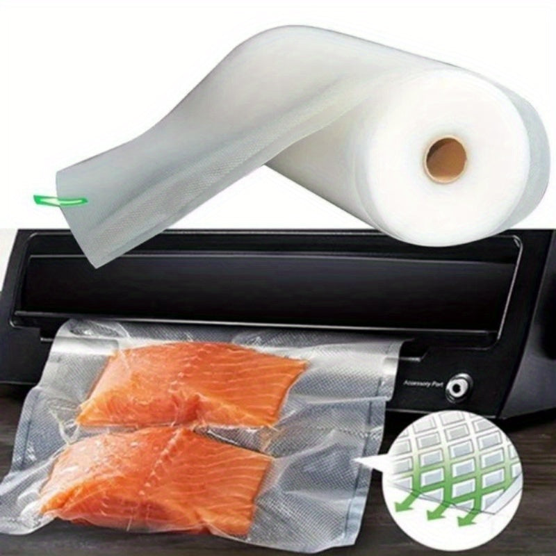 Bolsas de Almacenamiento de Alimentos a Vacío a Prueba de Fugas - 500cm de Largo, Tamaños Variados (12/15/17/20/22/25/28cm) - Reutilizables y Ahorradores de Espacio para la Frescura - Perfectas para la Organización de la Cocina, Almacenamiento de Aliment