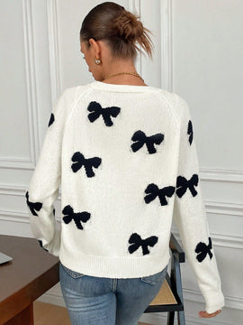 Frenchy cardigan con botones de corte casual y rayas para mujer, para otono/invierno