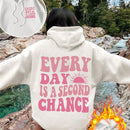 Sudadera holgada casual para mujer con estampado de lema, nueva para otono/invierno 2024
