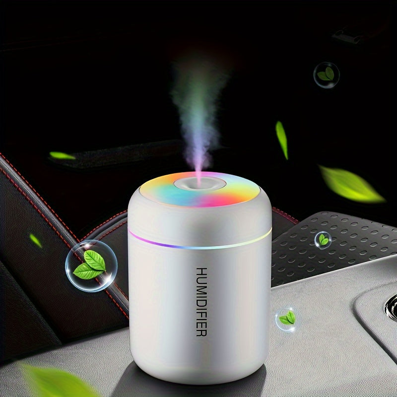 Difusor de Aromaterapia y Humidificador con Alimentación USB, Niebla Fría y Luz Nocturna - Perfecto para Dormitorio, Mejora el Estado de Ánimo y la Salud de las Plantas, Habitación, Refresca