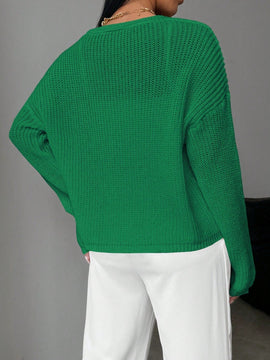 Essnce cardigan suelto y delgado de mujer con lazo adelante