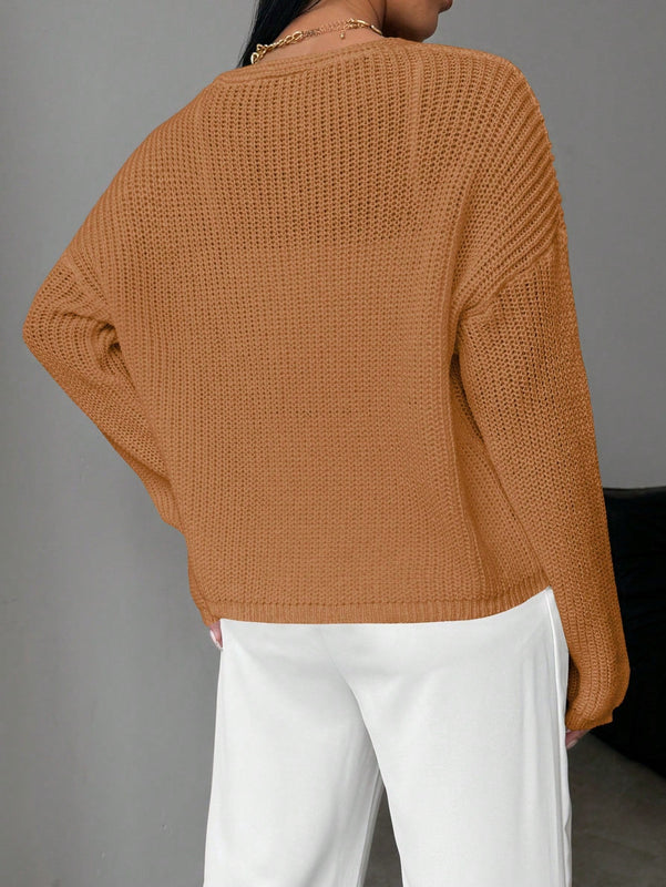 Essnce cardigan suelto y delgado de mujer con lazo adelante