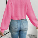 Essnce cardigan informal de mujer con botones delanteros y estampado de flores, apropiado para el uso diario en otono/invierno