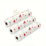 3 rollos de forros de cajones hechos de material PET para armarios de cocina, almohadillas a prueba de humedad y aceite, accesorios para cajones de armarios, artículos de almacenamiento para el hogar, decoración del hogar, decoración de habitaciones.