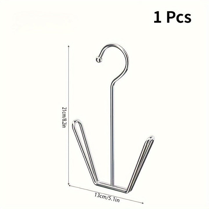 [Gancho de Acero Inoxidable Duradero] Gancho para Zapatos de Acero Inoxidable Duradero y Ahorra Espacio - Colgador Metálico Multifuncional para Organización de Armario y Fácil Montaje - Accesorio de Almacenamiento para el Hogar y Lavandería a Prueba de Ó