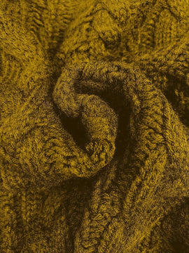 Moosta cardigan informal de manga de globo con nudo delantero de unicolor para otono/invierno