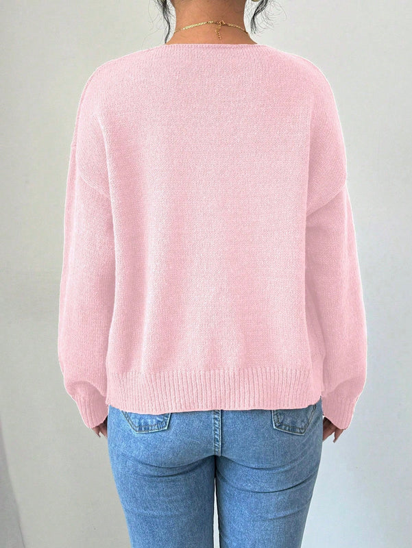 Prive blusa casual de manga larga con amarres delanteros para mujer, para uso diario