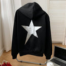 Ezwear sudadera holgada con grafico impreso "cute but psycho" de estilo minimalista casual, apta para otono e invierno